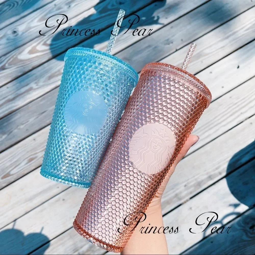 Starbucks Pale rose & Icy Blue Studded - Picture 7 of 7